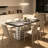 Modern Rectangle Dining Table Kitchen Table
