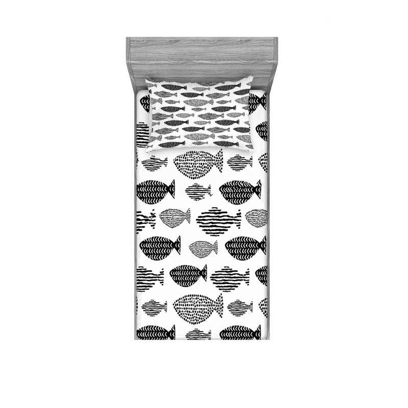 Ensemble de draps Minimalist, Taie d'oreiller pour lit simple TG