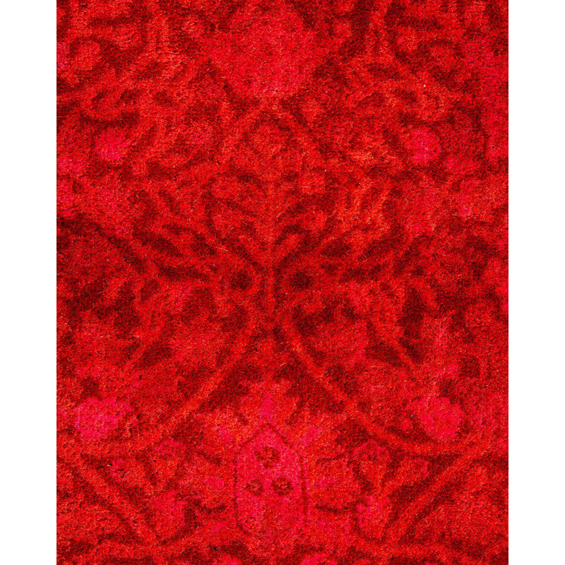 Fine Vibrance One-of-a-Kind 4'1" x 4'1" Hand Knotted Area Rug
