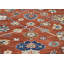 Tapis transitionnel Oushak en laine noué à la main de 9 pi 3 po x 12 pi 3 po ivoire