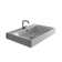 WS Bath Collections Cento 17.7'' White Ceramic Rectangular Bathroom Sink with Overflow