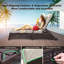 Set of 6 Outdoor Wicker Chaise Lounge Chairs with 6 Adjustable Reclining Position,Wheels,Thickened Cushion & Pillow-261616202