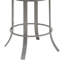 Swivel Upholstered Counter Stool with Metal Frame-20897329-87189049-87189059