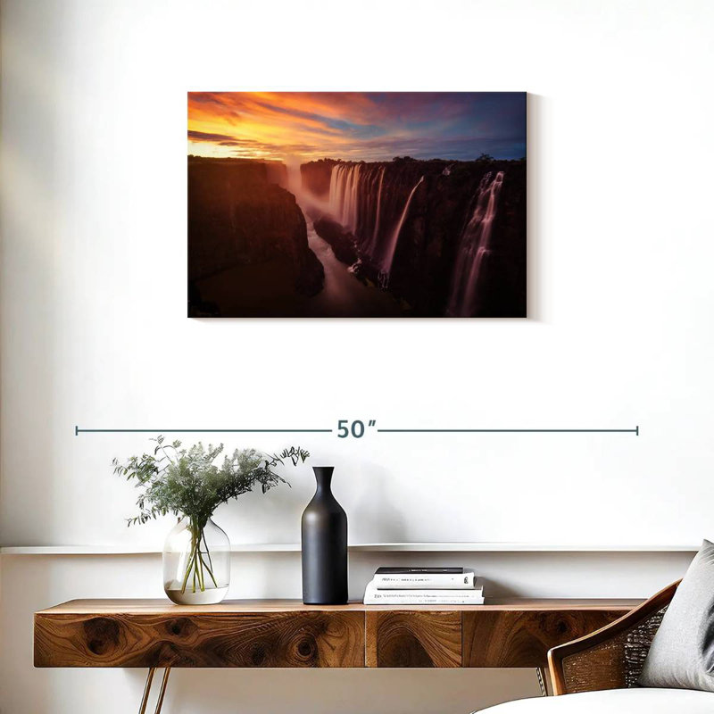 Alvord Enchanting Victoria Falls, H 20 po x l 30 po