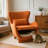 2 In 1 Modern Velvet Accent Chair With Free Padded Cushion And Pet Friendly Space-545357923