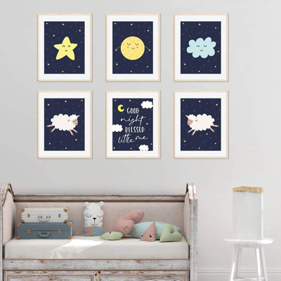 Cretien 6 - Piece Paper Print