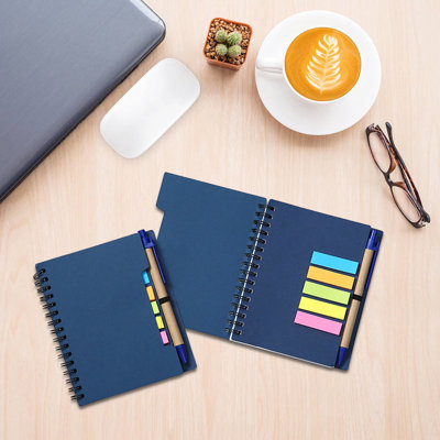Notebook With Pen Attached Writing Pad Memo Notepad For Office Home School Journal Planner Stickys Notes Singles  10ML
