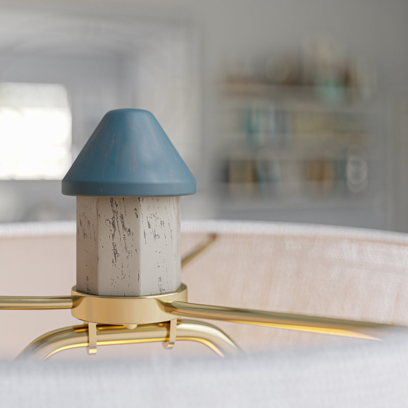 Nantucket Lighthouse Table Lamp - Antique White