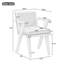Fauteuil large de 25,3 po Buharkent