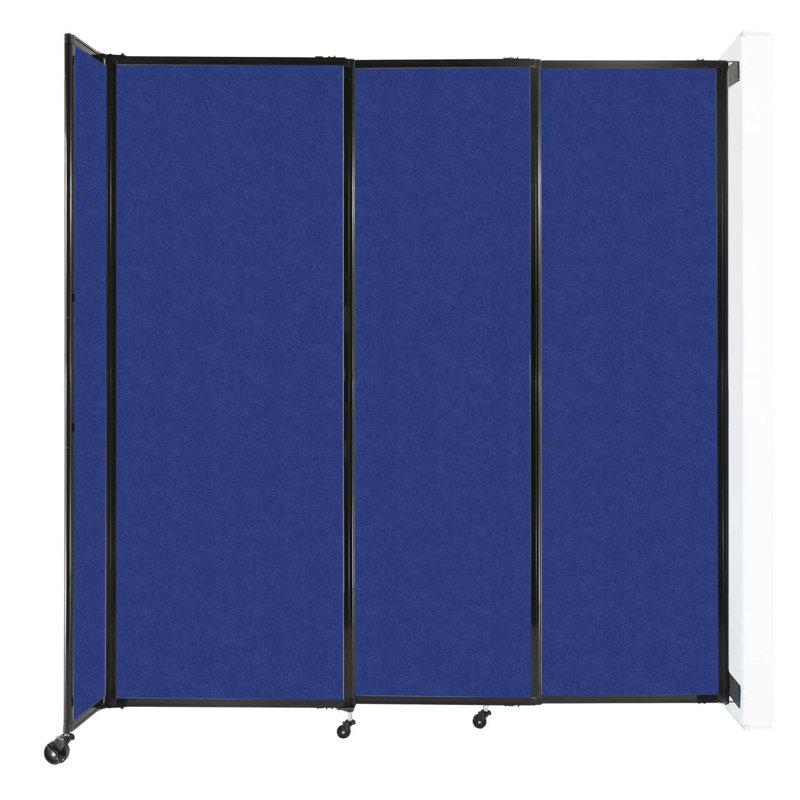 Cloison murale en polycarbonate 360, H 82 po x l 234 po, Bleu