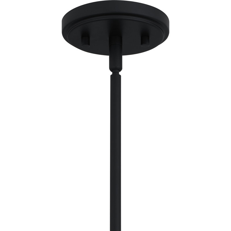 Luminaire suspendu à 4 lumières Keasha, Noir