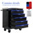 MULTIFUNCTIONAL TOOL CART WITH WHEELS-BLACK&BLUE