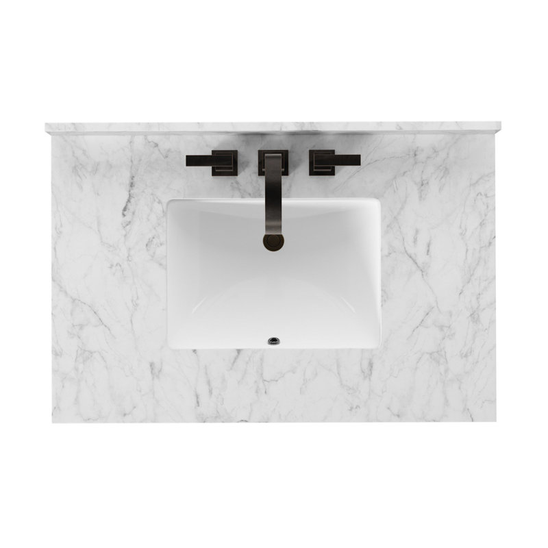 Everett Single Vanity-Satin Espresso Oak, Satin Light Wash Oak