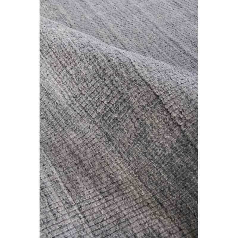 Robin Handmade Area Rug, Charcoal, Rectangle 9' x 12'