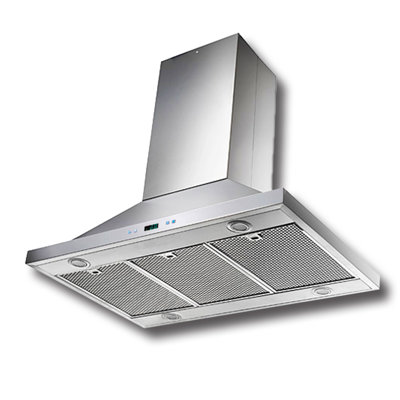 Hotte pour îlot de cuisine 24 pouces 600 CFM
