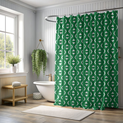 Vert - Rideau de douche Premium_0184