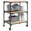 Engineered Wood Bar Cart