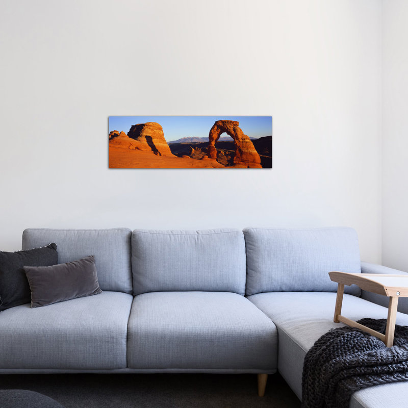 «Delicate Arch, Arches National Park, Utah», reproduction de photo sur toile, H 24 po x l 72 po x P 1,5 po