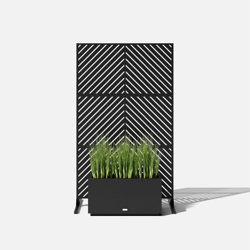 Ensemble de paravents en plastique noir