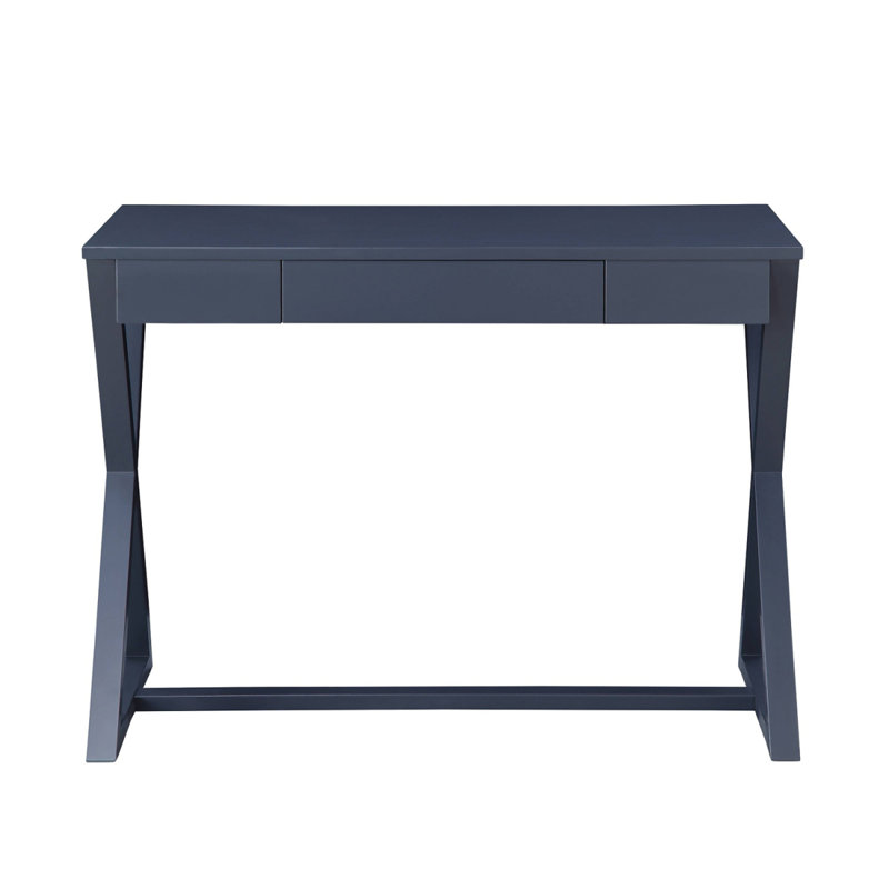 Rectangular Console Table With 1 Drawer, Charcoal