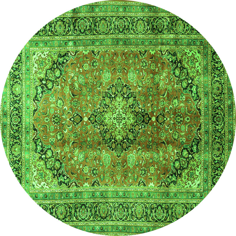 Performance Oriental Indoor Rug, Round 7'