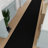 Indoor 2 ft. 7 in. x 16 ft. Black Non-Slip Aisle Runner Rug For Events, Weddings, Venues-1197852556