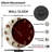 10" Round Wooden Wall Clock, Silent Quartz Movement, UV-Printed Design, Battery Operated-1220149642