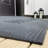 EZ-ACCESS TRANSITIONS 2.5" Rectangular Rubber Angled Welcome Entry Mat, Gray