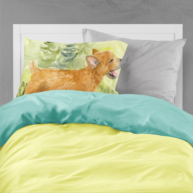 Norwich Terrier Microfiber Pillowcase