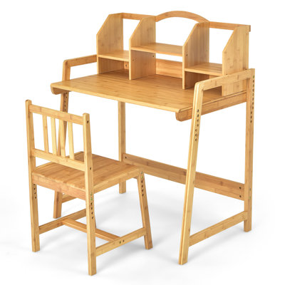 Wellinhall Kids 2 Piece Round Play Or Activity Table and Chair Set