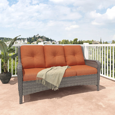 Wicker Outdoor Patio Sofa