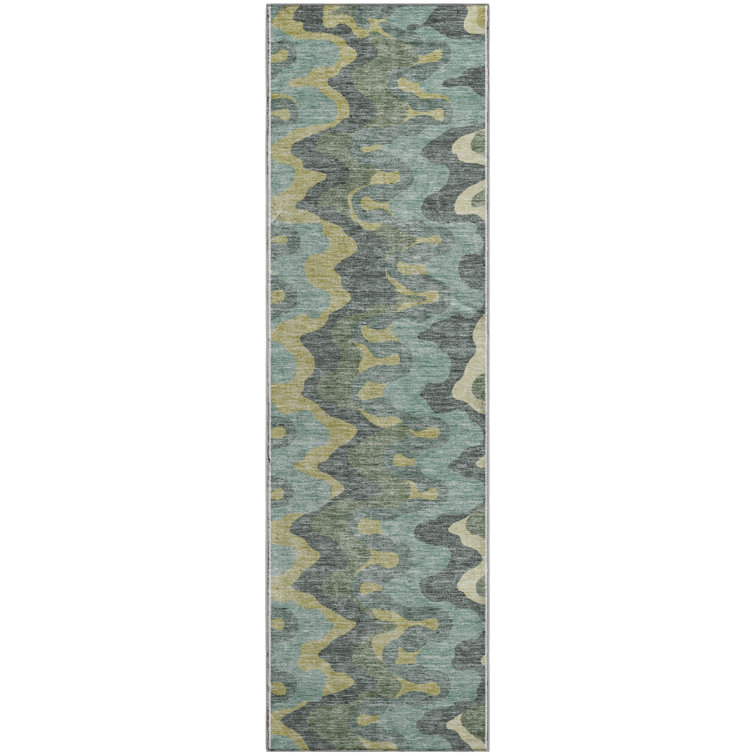 Premium Machine Washable Prisco Sage Rug