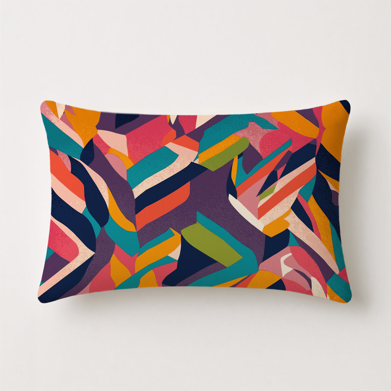 Coussin intérieur et extérieur Luminous Vortex, Rectangle 18"H x 25"W