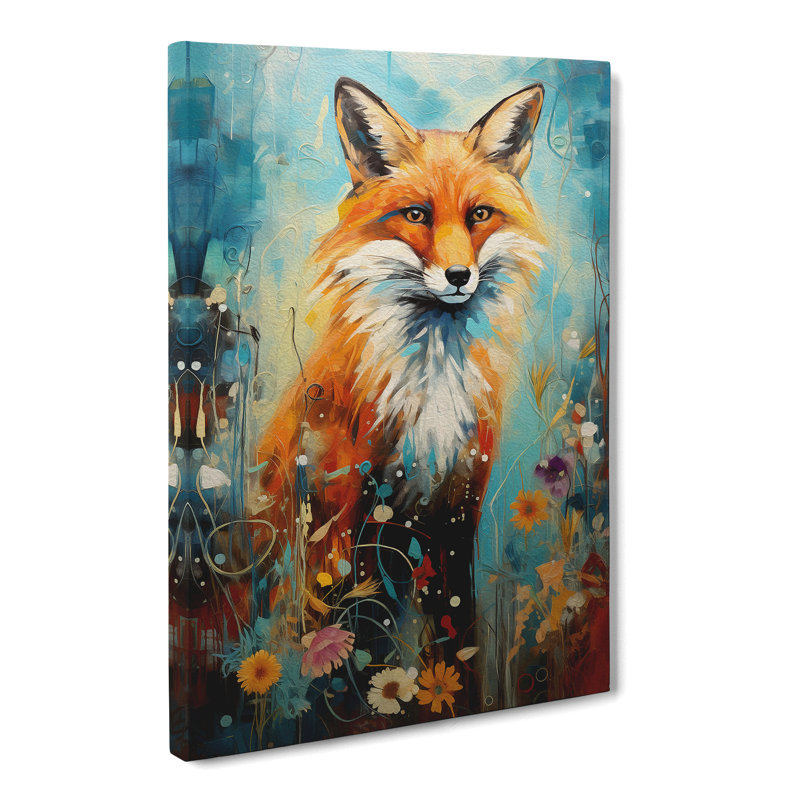 Fox Expressionism No.2 - Print, 50cm H x 35cm W x 3cm D