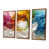 Toile avec cadre flottant brun