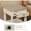 Table d'appoint multifonctionnelle d'inspiration rétro Trezdon