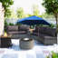 Nathaly 300cm X 400cm Rectangular Cantilever Parasol-1420960544