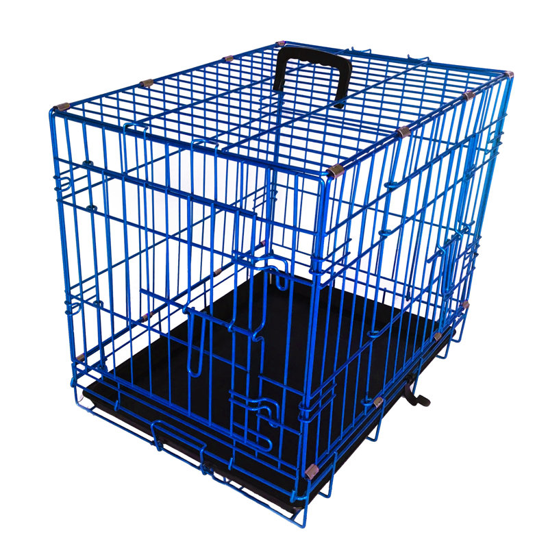 Caisse pour animaux, H 20 po x l 18 po x P 24 po, Bleu