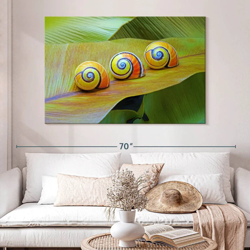 Cuban Snails, 34" H x 51" W
