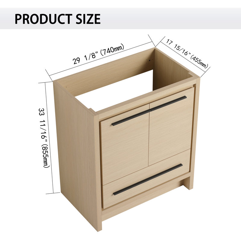 30'' Single Bathroom Vanity Base