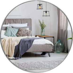 Hermien Aluminum Alloy Rectangular Wall Mirror