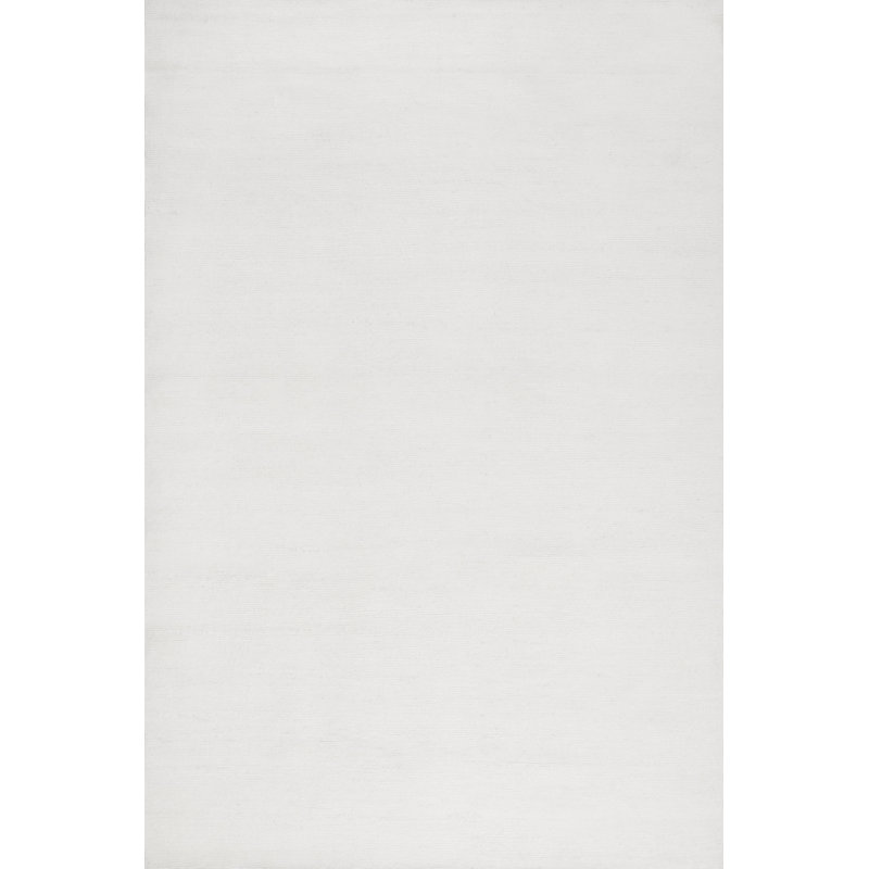 The Rug Company Caliche Area Rug, White, Rectangle 4' x 6'