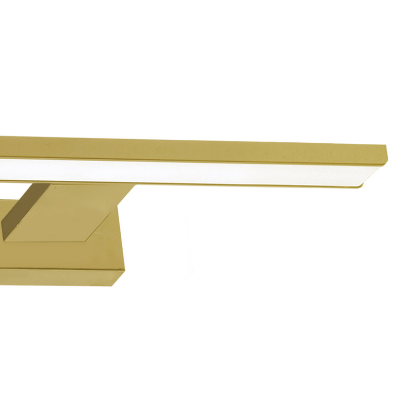 Pinto LED Wall Sconce, Satin Gold, 4cm H x 30cm W x 14cm D