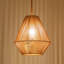 Luminaire suspendu en rotin 1 lumière Yingst-210121917