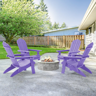 plastic adirondack chairs purple