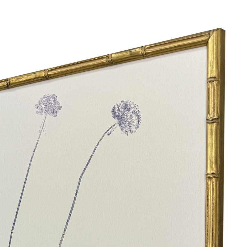 Floral Trace II Framed Art
