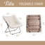 Soft Faux Fur Oversized Folding Accent Chair-935085486