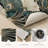 Botanical Fan Non-Slip Washable Kitchen Mats