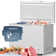 13 Cubic Feet Garage Ready Chest Freezer with Adjustable Temperature Controls