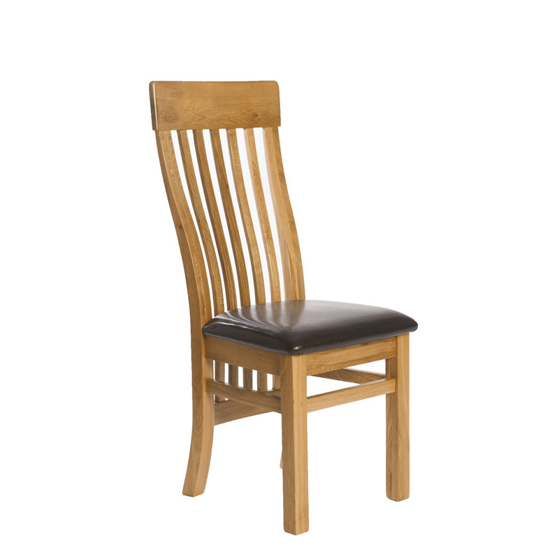 Amak 38cm H Upholstered Slat Back Side Chair